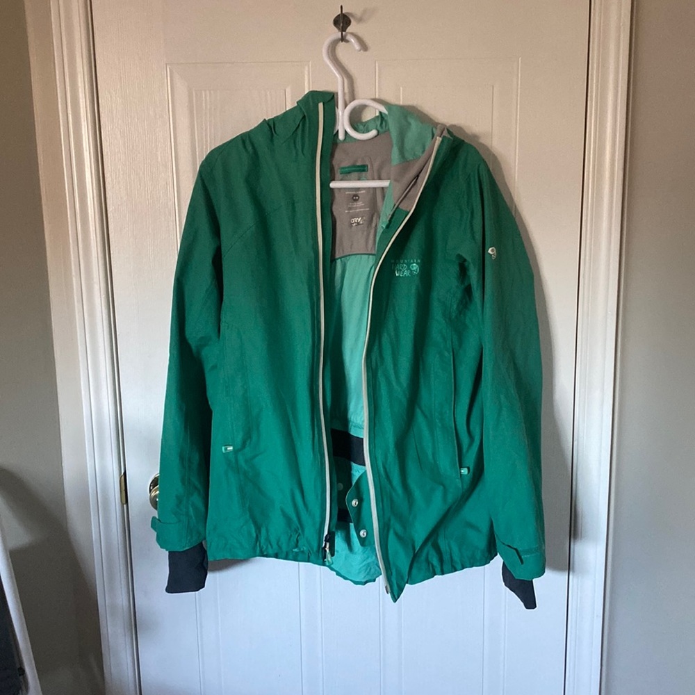 Green Columbia Raincoat